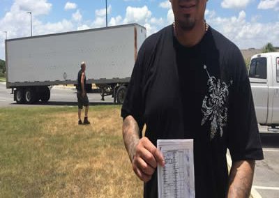 Student happy with your CDL license by Fast Track CDL Training Dallas